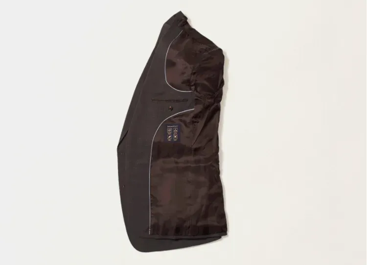 How to pack a suit step one
